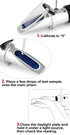 Brix Meter Refractometer 0~32%, Handheld Brix Refractometer Sugar Content Test, High Accurate Brix Measurement Tool with ATC for Fruit Beverages &...