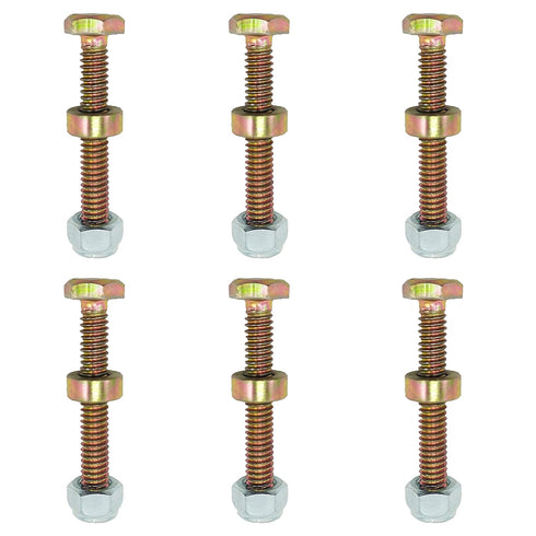 6-Pack 1501216MA Shear Pin Bolt Kits Compatible with Murray AYP Craftsman 1501216 9524MA 301172 722130 301172MA Snow Throwers Snowblower...