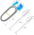 67Inch Flexible Drain Brush, Nylon Cleaner Double Ended Elastic Hose Pipe, 4 PCS Straw Cleaning Brush for Fish Tank Glass Tube Home Kitchen...