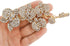 EVER FAITH Austrian Crystal 5 Inch Flower Orchid Branch Banquet Prom Plant Pendant Brooch...