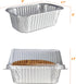 Disposable Mini Loaf Pans with Lids Bakeware Set,1lb, 30 Pack, 6x3.7" Aluminum Foil Bread Pans for Homemade bread, Small Cake Pans, Perfect for Ba...