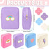 4 Pcs Preppy Patch Makeup Bag Cute Chenille Letter Pouch Cosmetic Makeup Cases Toiletry Bag with Zipper Travel Organizer Stuff Skincare Bags for G...
