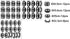 44pcs Eye Pattern Sticker for Girl's Bedroom Eyelash Decals Modern Wall Sicker Baby Girl Removable Wall Decor SK018 (Black)...