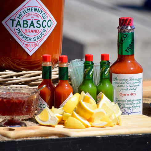 Tabasco 2 Pack Hot Sauce 5 oz Bottle Bundled by Louisiana Pantry (Cayenne Garlic)...