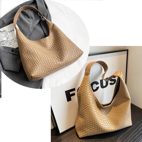 2024 Leather Tote Bag for Women Top-handle Shoulder Bag, Hobo Bags Large Capacity Soft Vegan Crossbody Handbag Underarm...