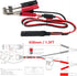 SAE to Battery Alligator Clip - KUNCAN 1.5FT 12V SAE 2Pin Quick Disconnect Cable SAE to Battery Clamp Cord 7.5A Fuse (2 Pack)...