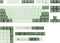 Happy Balls XDA Profile Keycaps Matcha PBT Dye Sub Custom Cherry MX Keycap Set US Layout Key Caps for 61 65 68 75 84 87 96 98 104 108 MX Switches ...