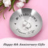 6th Anniversary Iron Gifts for Him Her - Ring Holder 6 Years Anniversary for Husband Wife Anniversary Wedding Gifts for Women Men Couple Gifts, Ch...
