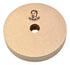 3" (1/2" Width) Leather Strop Honing Wheel - Fits 1/2" Arbor Bench Grinders...