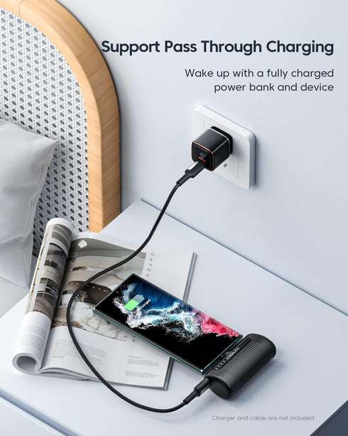 Kuulaa Portable Charger USB C Power Bank 4500mAh Small Portable Phone Charger Android Compact Plug in Battery Pack Portable Compatible with iPhone...