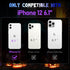 for iPhone 12 Phone Case for Men Women, Cool Skull Skeleton Funny Gothic Hollow Phone case for Apple 12 Cute Hollowed Plated Shockproof Cover for ...