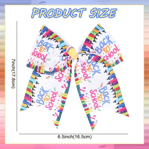 School Bows for Girls Teacher, School Hair Accessories School Bows Ribbon for Girls Teacher Hair Accessories, Fashionable Girls Accessories - Dura...