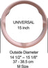 Leather Steering Wheel Cover Lace Up, Stitch on Wrap, Pink Steering Wheel Cover for Women, Anti-Slip & Breathable & Soft, Nappa Leather & Car Acce...