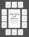 Rustic Red Door Co. Baby's First Year Picture Mat - No Frame - Little Hands and Little Toes Photo Collage - 13 Picture Slots - Newborn Birth to On...