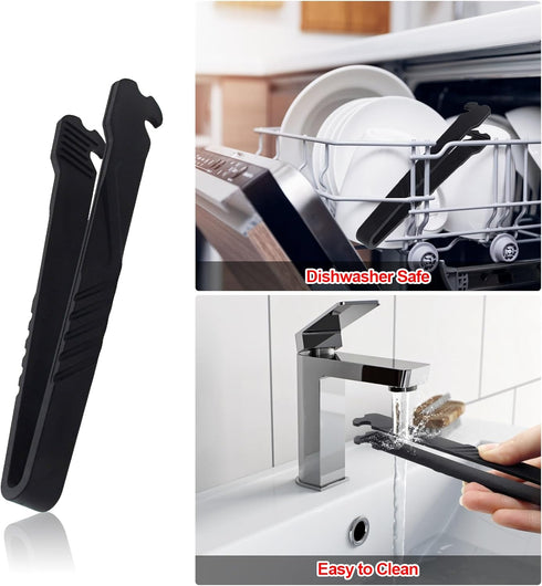 Oven Rack Push Pull Tool, Multifunctional Rack Oven Push and Pull Clip, Ideal Small Kitchen Push and Pull Tool for Kitchen Oven, Toaster Oven, Air...