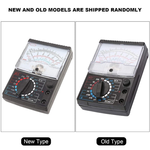 Analog Multimeter 18 Gears 21 Range Pointer AC DC Voltage Resistance Analog Pointer Volt Meters and Multimeters Testing Instrument...
