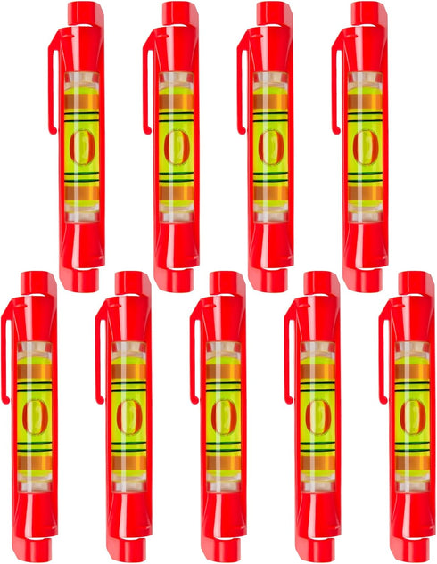 Line Level, Firecore 9pcs String Line Leveler Tools 3 Inch, Small Pocket Bubble Levels for Hanging Picture Wall Art Mason Landscape Camper Fence I...