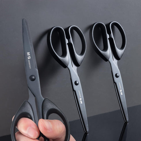 Scissors Multipurpose Craft Scissors Bulk 3-Pack, Sharp Blade Shears, Easy Grip Handles, 6.3” Stainless Steel Shaft Scissors for Office Home Schoo...