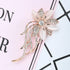 Created Cats Eye Brooches for Women Classy Bouquet Bridal Brooch Pin 12g...