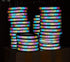 Colorful Rainbow Reflective Webbing Ribbon Fabric Tape Trim Strip for Clothing DIY Crafts Sew On 20mm x 23m...
