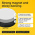 X-bet MAGNET - Self Adhesive Magnet Dots (0.8" x 0.8") - Peel & Stick Magnetic Circles - Industrial Flexible Sticky Magnets - Sheets is Alternativ...