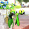 Cruis Cuka Metal Yard Art Garden Decor Cute Grasshopper Lawn Ornament Hanging Wall Sculpture - Set of 2...
