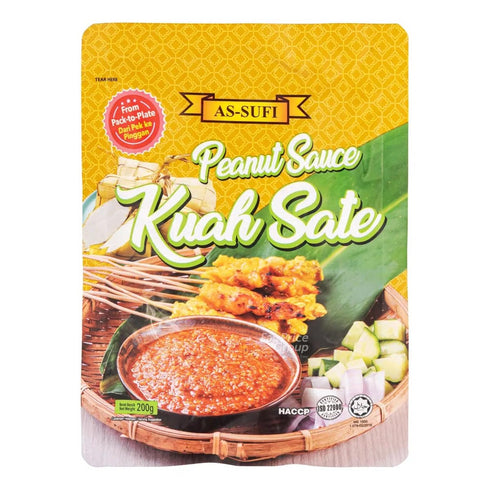 As-Sufi Peanut Sauce Kuah Sate, 200g, 1 Packet...