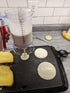 Waffles Batter Dispenser n Waffle Tongs Combo Set,Get Perfectly Fluffy Waffles Every Time! Batter Measuring Separator for Pancakes, Cupcake, Muffi...