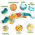 Tummy Time Toys 0-6 Months Baby Musical Stuffed Animal Infant Toys with Ruler Design, Rattle and Multi-Textures, 0-3-6-12 Months Newborn Toys for ...