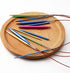 LOOEN 57pcs Aluminum Circular Knitting Needles Set with Ergonomic Handles,13 Size Interchangeable Crochet Needles with Storage Case for Small Proj...