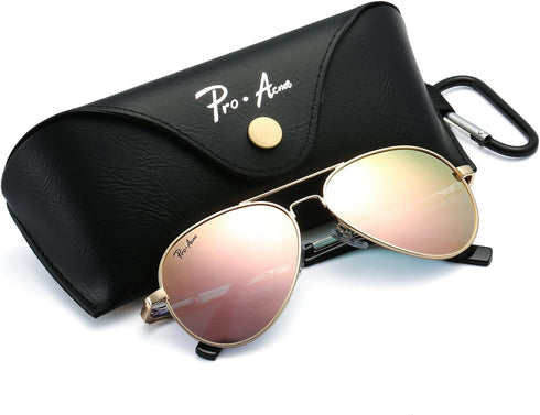 Pro Acme Small Polarized Aviator Sunglasses for Adult Small Face and Junior,52mm...