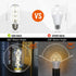 Fishbone LED Filament Vintage Edison Light Bulbs, T45/T14 E26 4W Antique Tubular Edison Bulbs 40 Watt Equal, 400LM 4000K Daylight White Spiral Ret...