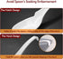 Hiware 12-piece Asian Soup Spoons, Rice Spoons, Chinese Won Ton Soup Spoon - Notch and Hook Style, White...