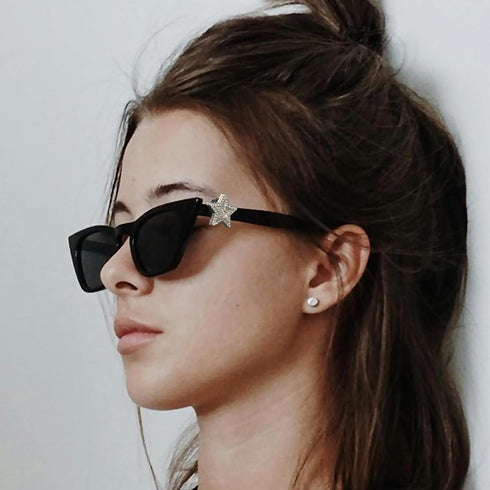 Silver Star Charms for Sunglasses, Fashionable and Trendy Accessories for Womens Sunglasses, Wear Lightweight and Comfortable Star Decorations on ...