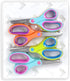 Blue Summit Supplies Kids Scissors, Student Scissors with Comfort Grip, Bulk Safety Scissors for School and Classrooms, Orange, Blue, and Pink Chi...