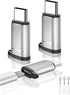 Lightning to USB C Adapter-3 Pack-Fast Charging Adapter - Lightning Female to USB C Male Adapter for iPhone 15 Series, iPad Air, Galaxy S23/Note 2...