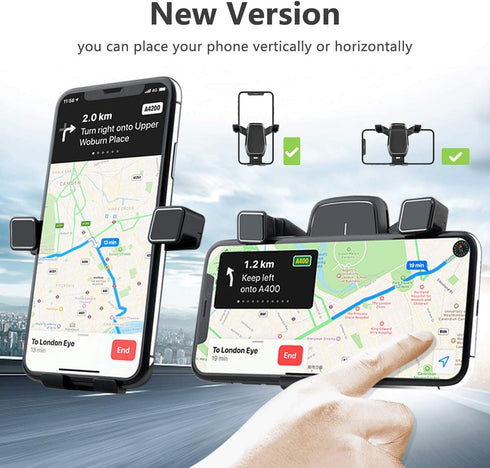 AYADA Phone Holder Compatible with CX5, Phone Mount Upgrade Gravity Auto Lock Stable Easy to Install Accessories 2017 2018 2019 2020 2021 2022 202...