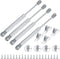 4 Pcs Gas Springs, 100N/22.5LB Gas Struts Lift Supports, Gas Shocks, Soft Close Hinges, Furniture Cabinet Door Lid Stay, Hydraulic Gas Lift Spring...