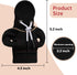 Car Gear Shift Hoodie, Funny Mini Hoodie Car Decor, Winter Warm Universal Fit Shift Knob Cover, Automotive Interior Decoration Accessories Gift (B...