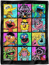 LOGOVISION Sesame Street Lightweight Baby Blanket, 30"X40", Hand Drawn Squares Unisex for Infants Girls & Boys...