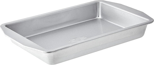 USA Pan 1110RC-3-ABC-1 American Bakeware Classics 9 x 13-Inch Rectangular Lasagna, Cake and Brownie Pan, Aluminized Steel...