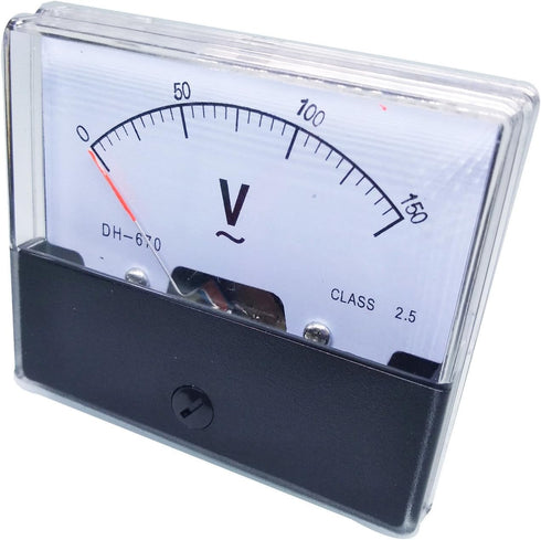 Analog Panel Volt Voltage Meter Voltmeter Gauge DH-670 0-150V AC...