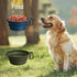 PetBonus 2-Pack Silicone Collapsible Dog Bowls, BPA Free Dishwasher Safe, Portable Foldable Expandable Travel Bowl, Food Water Feeding Cup Dish fo...