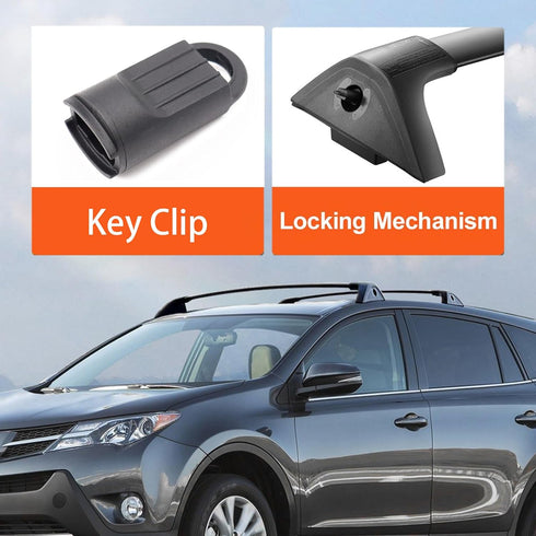 2pcs Roof Rack Cross Bar Key Clip Compatible with 2013-2022 RAV4# PT278-42151-AD PT27842151AD...