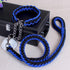 Dog Collar and Leash Set, Heavy Duty Nylon Braided Rope Strong 4 FT Dog Leash and Dog Training Collar for Small Medium Large Dogs...