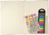 Adhesive Vinyl Pockets for Bullet Journals (set of 6 stick-on pockets)...