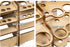 The Broken Token Modular Paint Rack w/ 26mm Holes - 45° Wedge - Multiple Organizer for Paint Bottles, Pots, and Brushes in Tiered Layout - Customi...