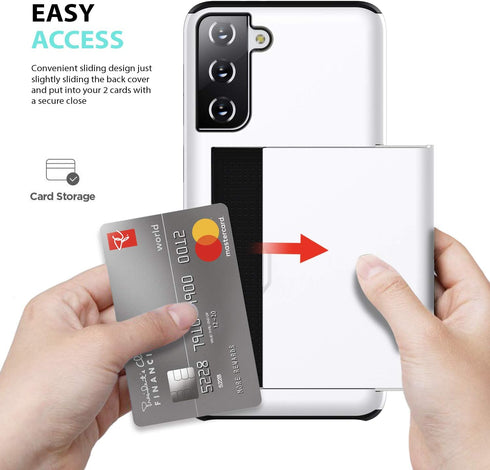 Zuslab Wallet case for Samsung Samsung Galaxy S21 Plus 5G Phone Case with card holder Shockproof Anti Scratch Compatible with Samsung Galaxy S21+ ...