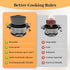 Silicone Slow Cooker Liners, 3 Pack Reusable Divider Insert Fits Crockpot 6-7 Quarts Oval Slow Cooker Reusable Dishwasher Safe, Food-Grade BPA Fre...
