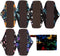 7pcs Set 1pc Mini Wet Bag +6pcs 10 Inch Regular Cloth Mama Cloth/Menstrual Pads/Reusable Sanitary Pads(Ink)...